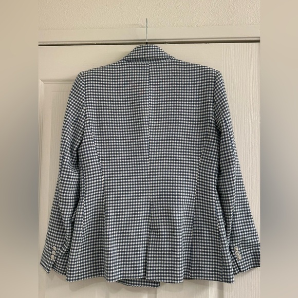 Zara Women's Classic Checkered Blazer - Picture 6 of 7
